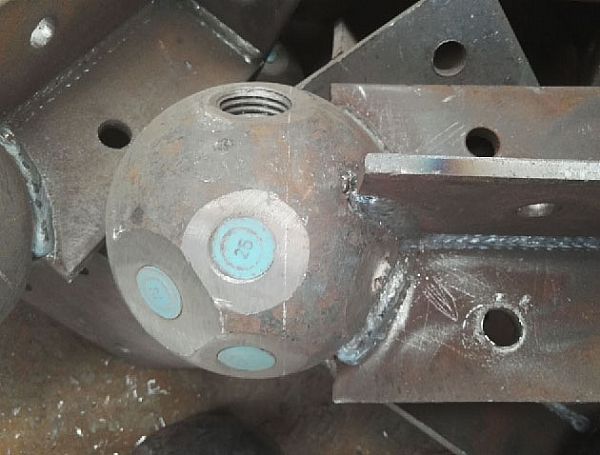 樟树螺栓球球塞，网架配件