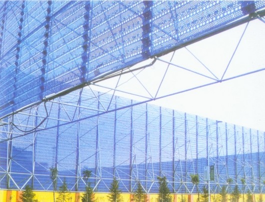 樟树环保扫风墙网架工程