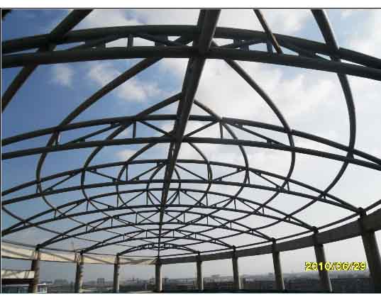 樟树中煤朔州宾馆管桁架工程